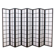 Zen 8 Panel Rice Paper Room Divider